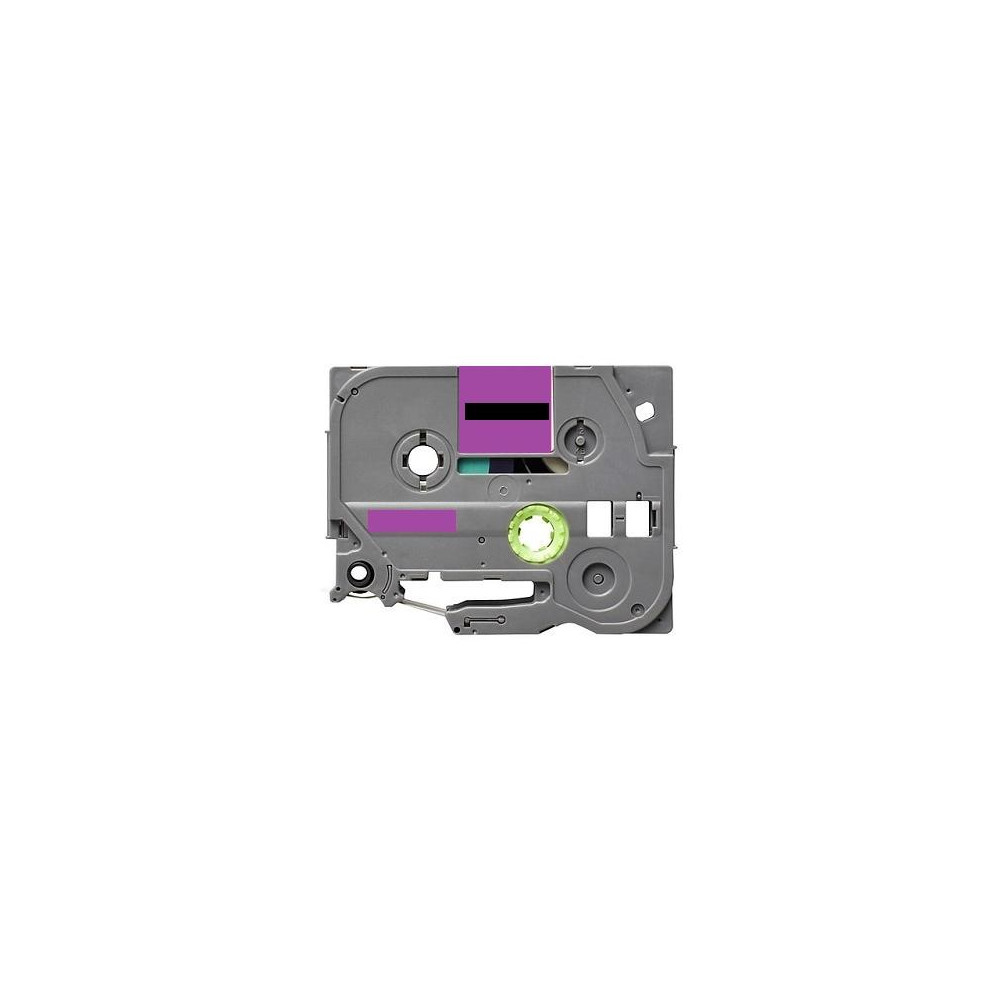 Label color Black-Pastel Purple 12mmX5m for Brother P-Touch